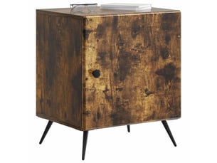 Table de chevet - cabinet de chevet - table de nuit chêne fumé 43 x 34,5 x 50 cm