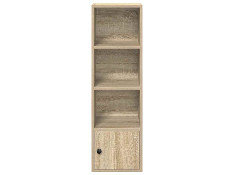  Bibliothèque, meuble de rangement salon chêne sonoma 31x24x102 cm bois d'ingénierie  - Conforama E