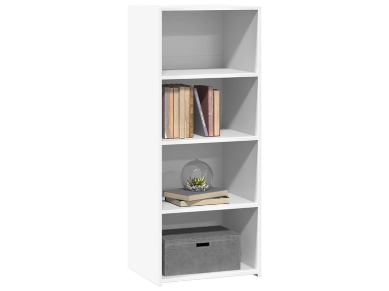  Buffet haut - bahut - meuble de rangement blanc 50x41x124 cm bois d'ingénierie  - Conforama C