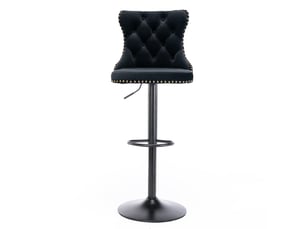 tabouret de bar assise réglable en hauteur  PANGIVO  - noir