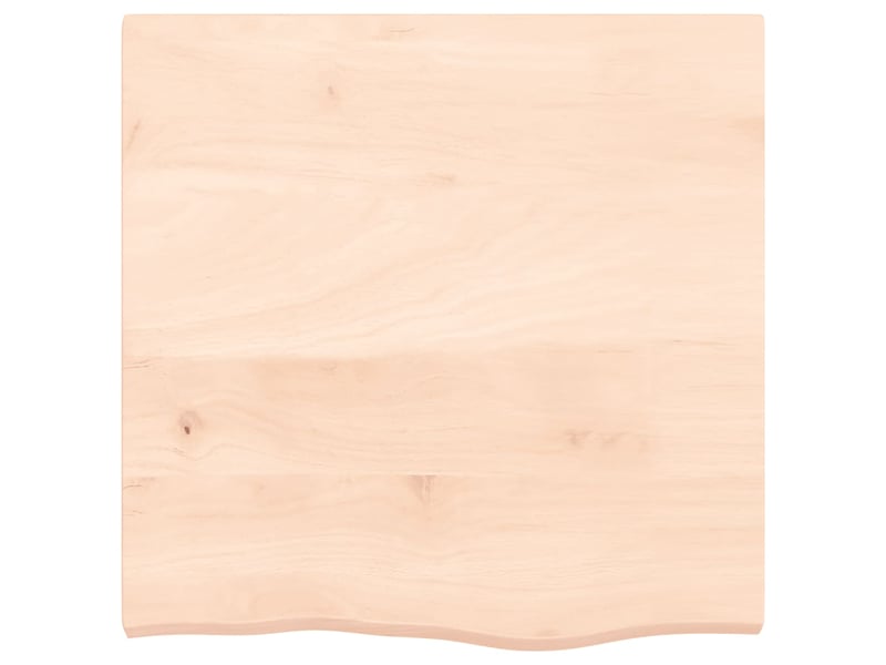 Comptoir de salle de bain, plan de travail 60x60x(2-4) cm bois massif non traité cf65752 - Conforama D