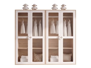 Armoire      CozyNest coloris naturel largeur 50 cm