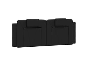Coussin de tête de lit viana noir 153 cm similicuir cf55970