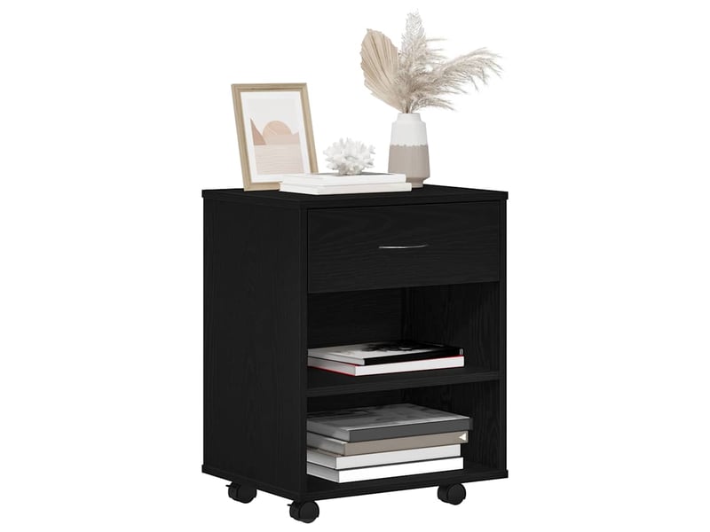  Armoire de rangement, commode de rangement 46 x 36 x 59 cm bois d'ingénierie  - Conforama C