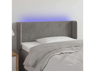 Tete de lit A poser largeur 93 cm <strong></strong> <strong></strong> argenté