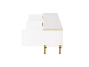 Meuble tv coloris blanc 170 cm evarich