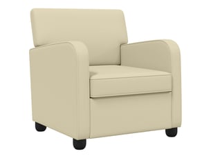 Fauteuil relax manuel VIDAXL  Simili beige