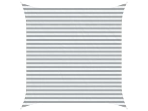 Voile d'ombre - voile d'ombrage - voile parasol 3,6 x 3,6 m 100 % polyester oxford carré