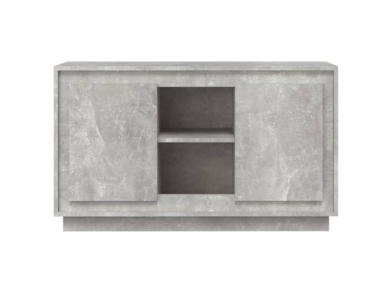  Buffet - bahut - meuble de rangement gris béton 102x35x60 cm bois d'ingénierie  - Conforama E