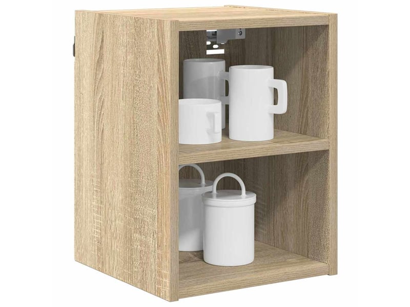  Meuble de rangement cuisine, armoire suspendue chêne sonoma 30x29,5x40cm  - Conforama C