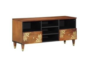 Meuble tv coloris marron 100 cm <strong></strong>  <strong></strong>