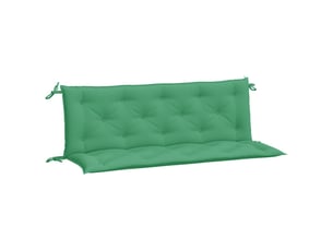 Lot de 2 coussins de banc jardin, coussins d'assise vert 150x50x7 cm tissu oxford cf58747