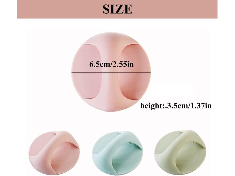  Lot de 4 poignées adhésives pour portes, poignées sans perçage pour cuisine, balcons et portes coulissantes  - Conforama C