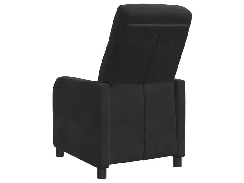  Vidaxl fauteuil inclinable noir velours (v)  - Conforama E