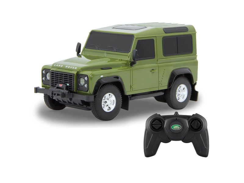 Voiture télécommandée land rover defender 1:24 vert 2,4ghz 405154 - Conforama C