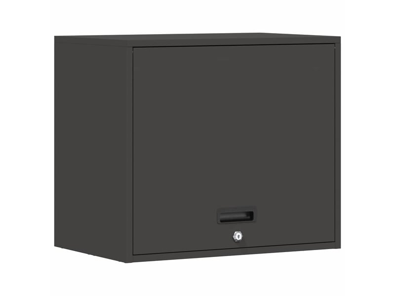  Armoire murale salon, meuble de rangement pour garage noir 60 x 40 x 53 cm  - Conforama A