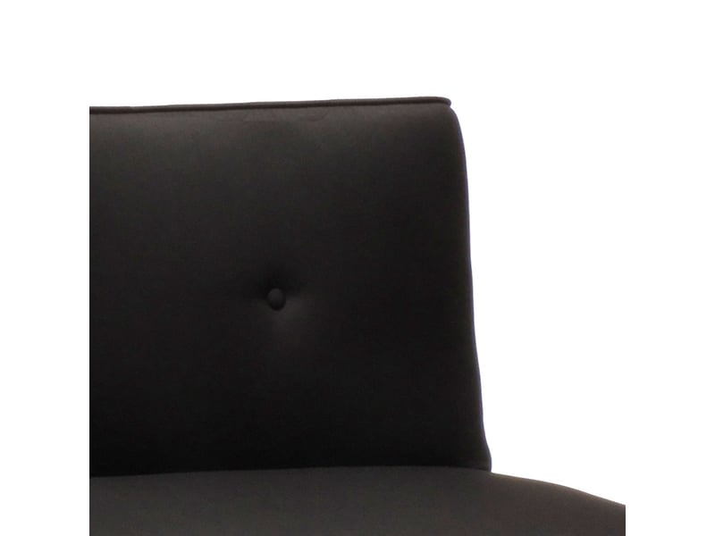 Canapé convertible 2 places clic clac en tissu pour le salon et le séjour larimar - noir Modus Sofà - Conforama D