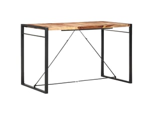 Vidaxl table de bar 180x90x110 cm bois solide