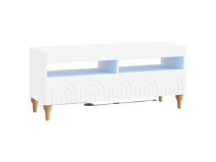 Meuble tv coloris blanc 1 cm