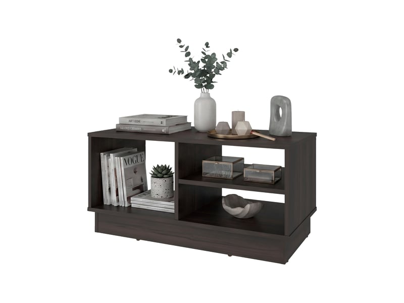  Table basse caoba de 80 cm, noyer  - Conforama E