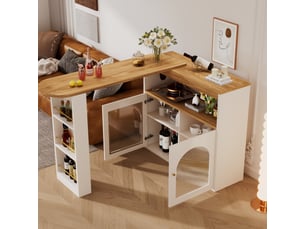 Bar coloris blanc <strong></strong> <strong></strong> - 138 cm