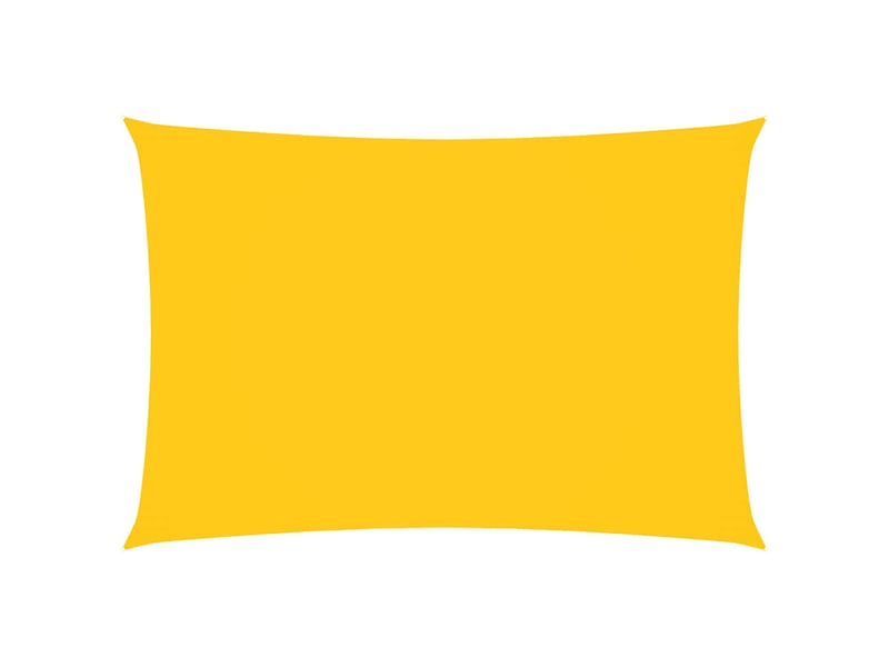  Voile de parasol - voile d'ombrage tissu oxford rectangulaire 3x5 m jaune  - Conforama A