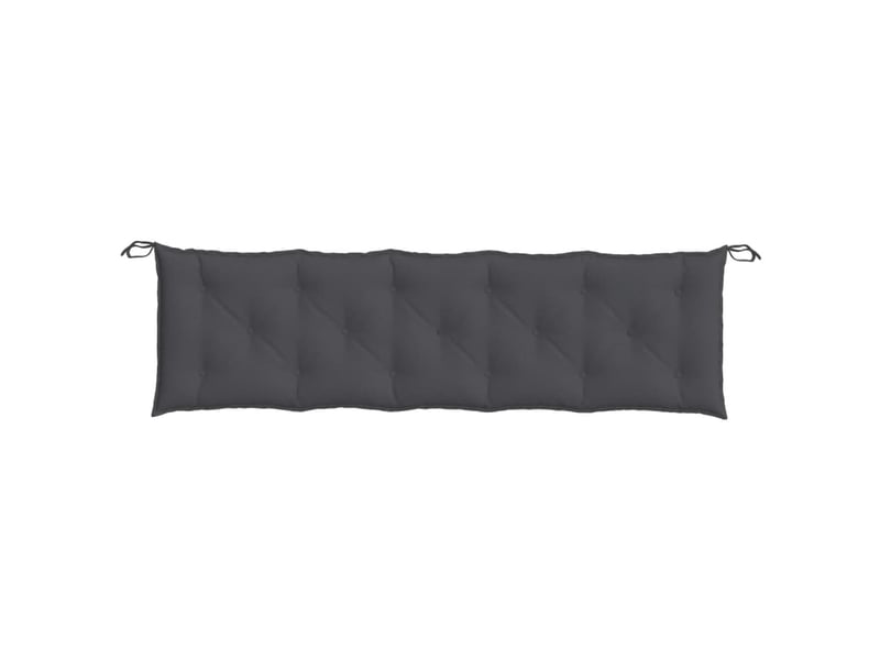  Coussin de banc de jardin, coussin d'assise anthracite mélangé 180x50x7 cm tissu cf52647  - Conforama D