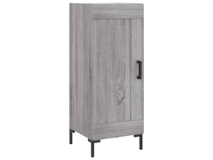 Buffet - bahut - meuble de rangement sonoma gris 34,5x34x90 cm bois d'ingénierie