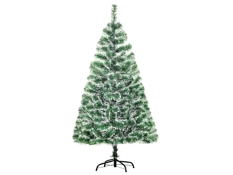  Arbre de noël artificiel scène de neige ø 75 x 150h cm 416 réplique d'une branche d'épine nordmann grand réalisme  - Conforama B
