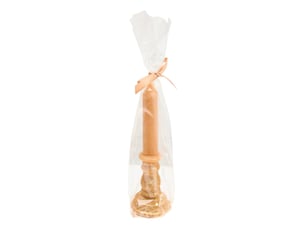 Bougie chandelle pailletée h. 20 cm 98 g