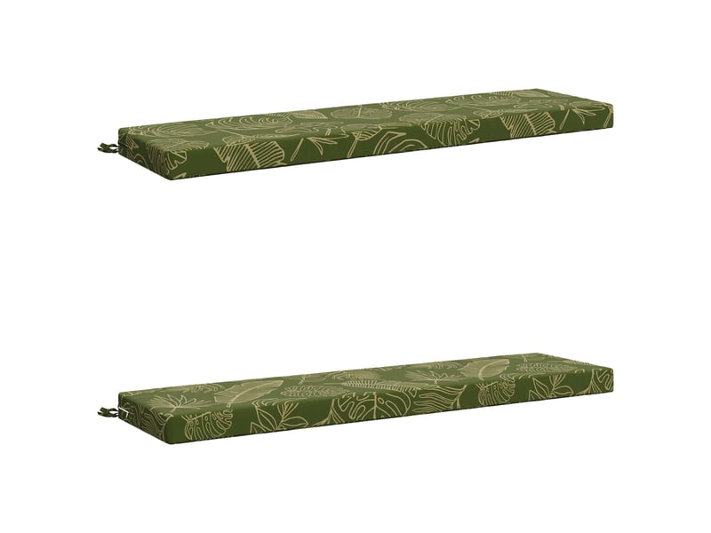  Lot de 2 coussins de banc, coussins d'assise soest 100 % polyester cf56937  - Conforama A