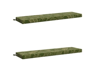 Lot de 2 coussins de banc, coussins d'assise soest 100 % polyester cf56937