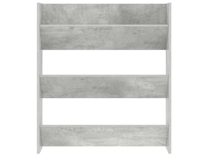  Meuble à chaussure, armoire à chaussures murale gris béton 80x18x90 cm aggloméré  - Conforama E