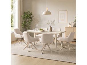 Ensemble table rectangulaire  6 chaise(s)  <strong>GOEURVANT</strong> <strong></strong> 