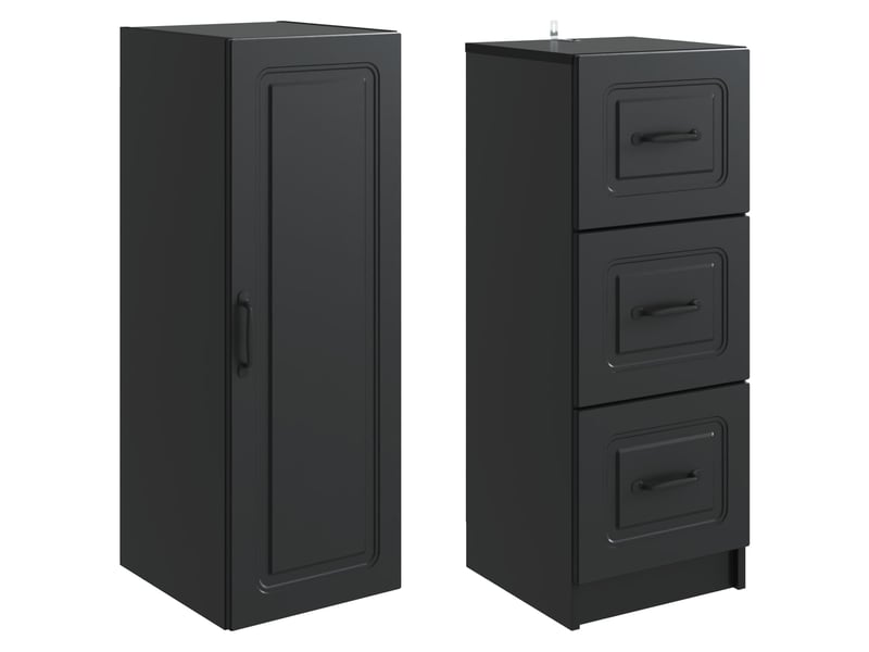  Ensemble de meubles 2 pcs, rangement de salon 33 x 34,5 x 87 cm bois d'ingénierie shl9382  - Conforama D