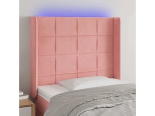 Tete de lit A poser largeur 83 cm   rose