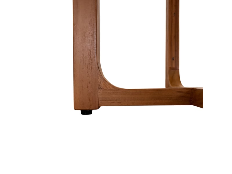  Table d'appoint carrée en bois de teck  - Conforama E