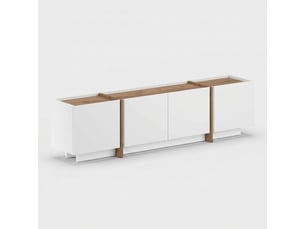 Meuble tv coloris blanc 180 cm AHD AMAZING HOME DESIGN  632NRD1109