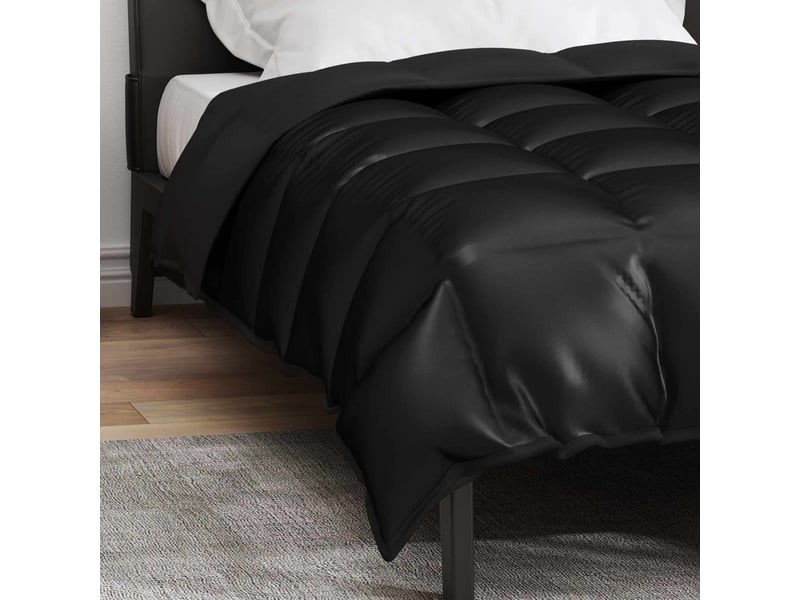  Duvet d'hiver - couette 135 x 200 cm 450 gm² noir  - Conforama D