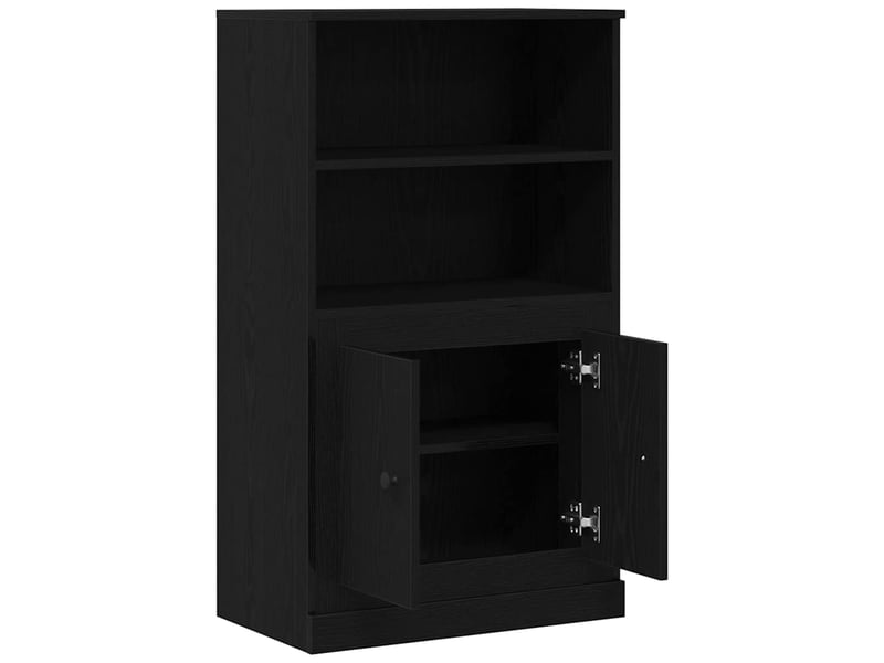  Buffet - highboard chêne noir 60 x 35.5 x 103.5 cm bois d'ingénierie  - Conforama E