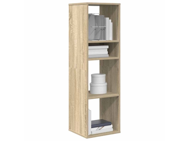  Bibliothèque, meuble de rangement salon chêne sonoma 34x31x112 cm bois d'ingénierie  - Conforama B