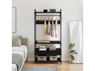 Armoire     <strong></strong> <strong></strong> coloris noir largeur 89 cm