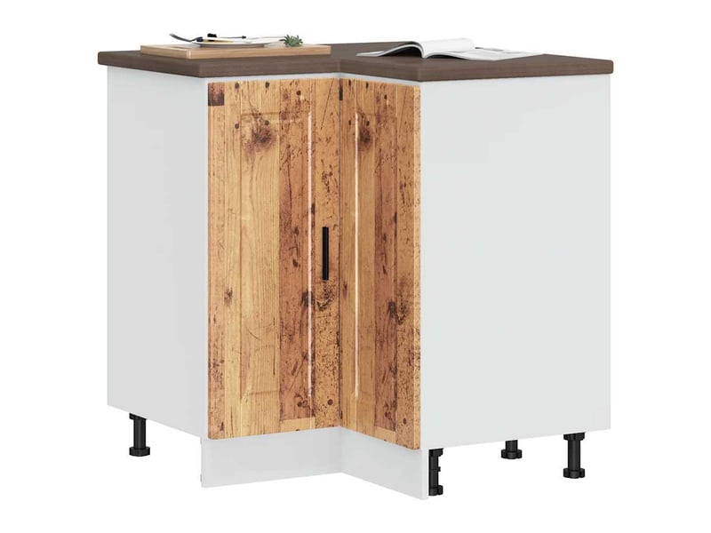  Armoire d'angle de cuisine porto vieux bois bois d'ingénierie  - Conforama B