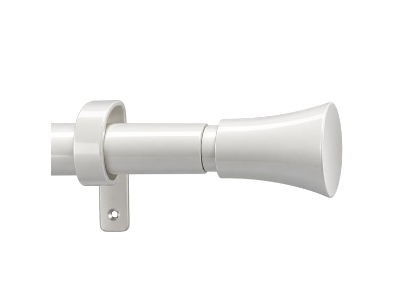  Kit tringle à rideaux extensible avec embouts pommeau d19mm 120-210 cm  - Conforama B