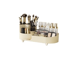 Organisateur présentoir cosmétique rotatif – pour coiffeuse et salle de bain