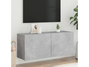 Meuble tv coloris gris 100 cm <strong></strong>  <strong></strong>