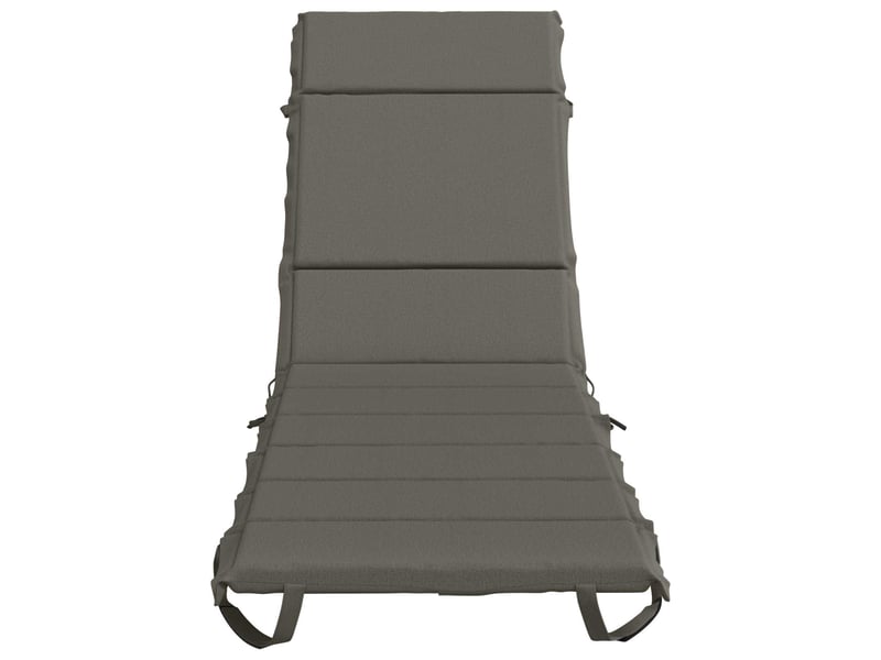  Coussin de transat, coussin pour bain de soleil gemert 100 % polyester gris 200 x 50 x 3 cm cf56152  - Conforama D