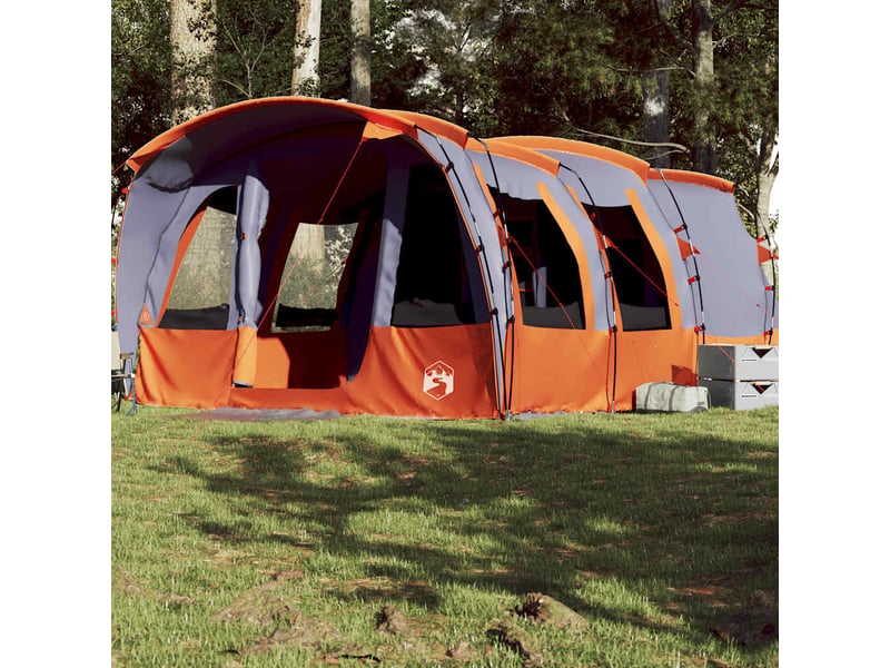 Tente de camping, tente familiale tunnel 8 personnes gris imperméable - Conforama B