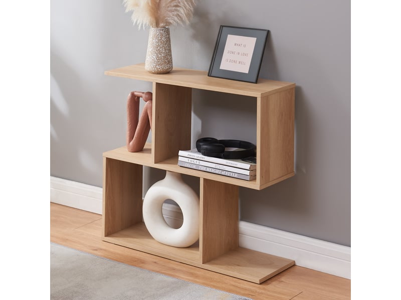 Table d'appoint koxjö 57 x 60 x 20 cm effet chêne [en.casa] Koxjö - Conforama B
