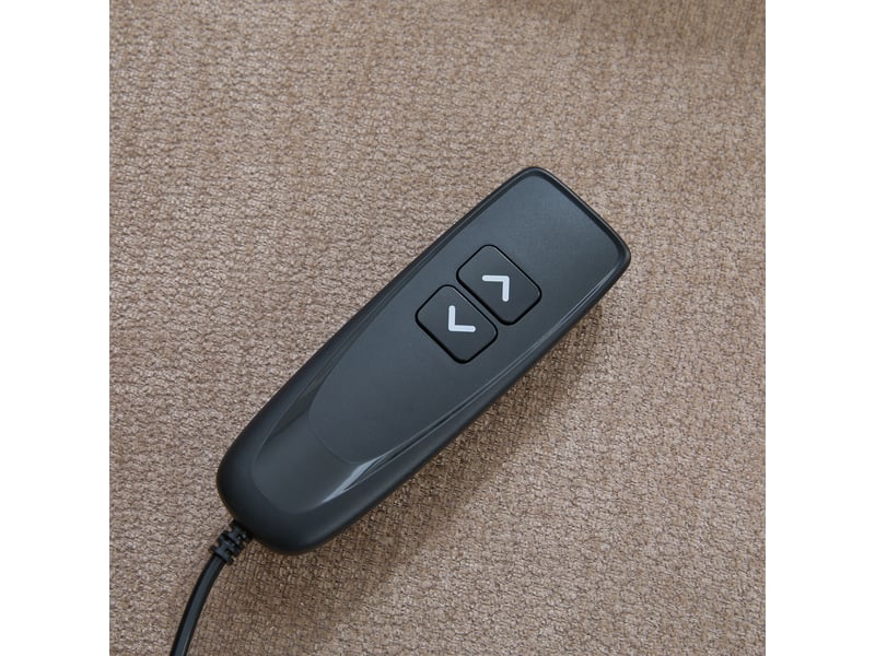  Fauteuil releveur électrique taupe, fauteuil relax massant chauffant en chenille avec repose-pieds réglable pour salon  - Conforama E